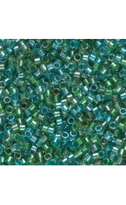 Miyuki delica Beads 11/0 - Sparkling lined aqua fresco mix DB-984